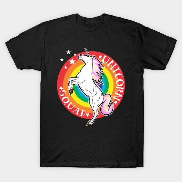 Unicorn Squad T-Shirt by Tezatoons